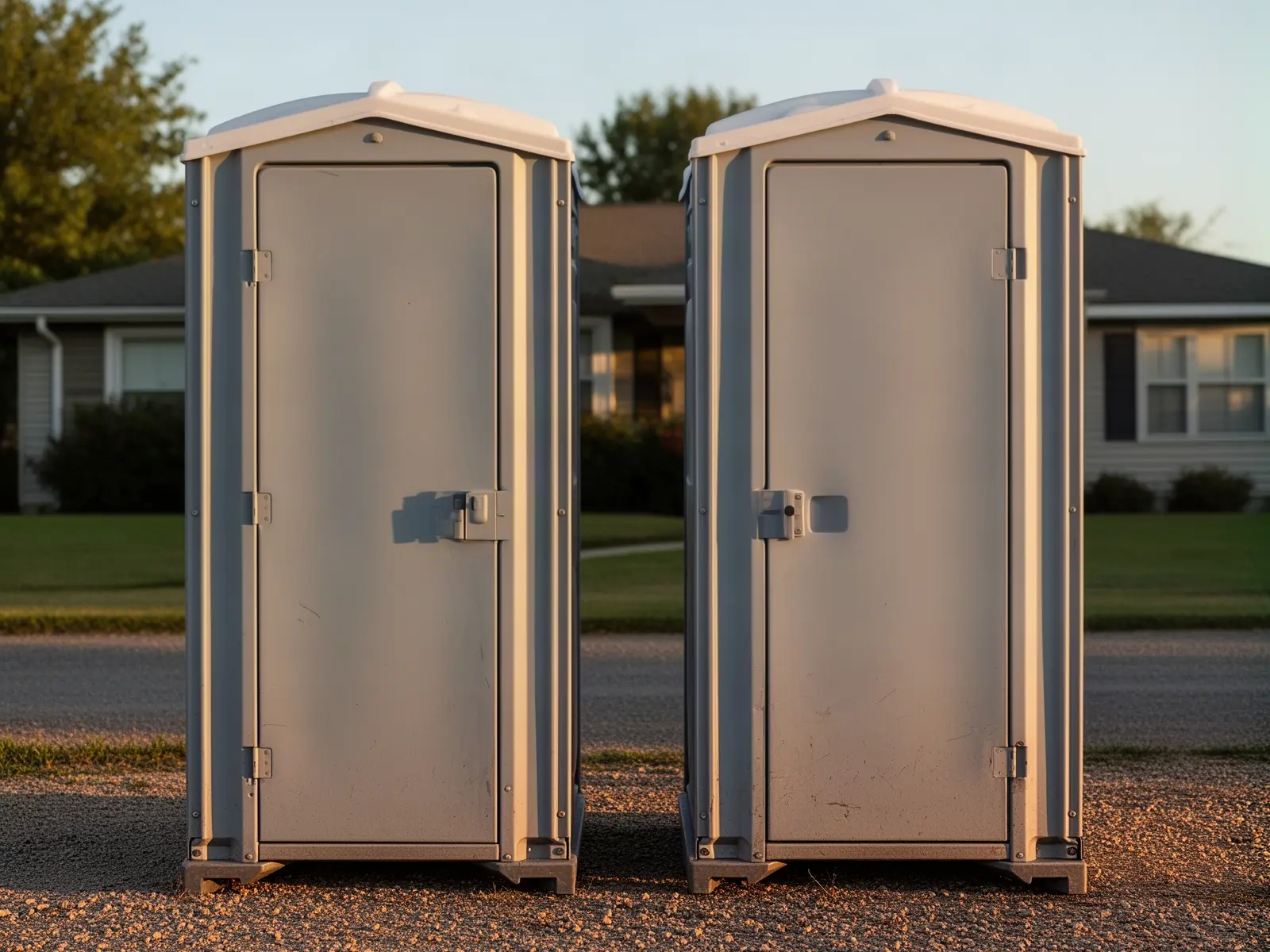 Clean porta potty unit from Maxwell Sisters Porta Potties in Charlestown, MA
